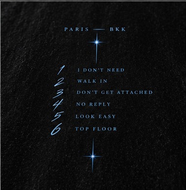PARIS — BKK T-Shirt — Back tracklist